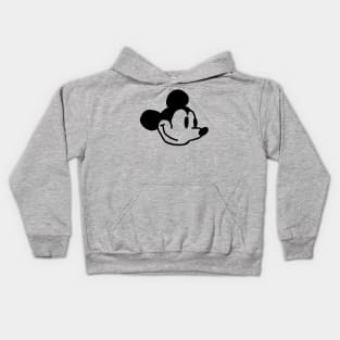 Steamboat Willie Portrait Cute Smiling Mouse Kids Hoodie